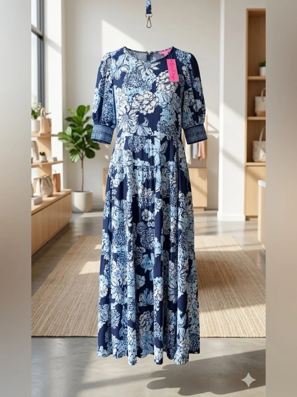 Lilly Pulitzer Amelia Midi Dress – Bouquet All Day | Size 6 ~ NWT - Picture 1 of 10